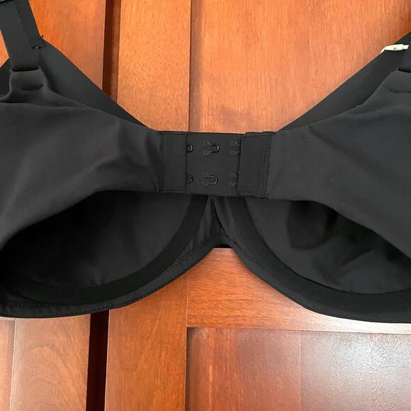 Skims Fits Everybody Unlined Demi Bra Onyx Black Size 36DDD (36F) NEW - Picture 4 of 6